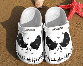 Jack Skellington Crocs Clog Shoes Crocband Clog Comfortable For Mens And Womens Jack Skellington Crocs Clog Shoes Crocband Clog Comfortable For Mens And Womens