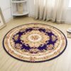 Jacquard Countryside Round Carpet Floor Rug Living Room Bedroom Decor Round Area Rug Carpet