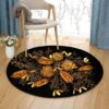 January Jewels Round Carpet Floor Rug Living Room Bedroom Decor Round Area Rug Carpet