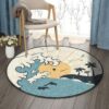 Japan Round Carpet Floor Rug Living Room Bedroom Decor Round Area Rug Carpet