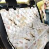 Japanese Cranes Pattern Car Back Seat Cover Dog Car Seat Covers - 521f3c2b9280