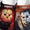 Jason Voorhees Crocs Crocband Clog Jason Voorhees Crocs 3D Print Crocs For Horror Film Lover Classic Clogs