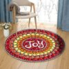 Joy Round Carpet Floor Rug Living Room Bedroom Decor Round Area Rug Carpet
