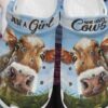 Just A Girl Love Cow Crocs 3D Printed Cow Crocs Charms Cow Crocs Crocband Clog Gift For Farmer Animal Print Water Shoes
