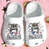 Just A Regular Mom Trying Not To Raise Liberals Crocs Clog Shoes – Usa Girls Clog Shoes 4Th Of July Usa Flag
