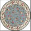 Kas Colonial Floral Round Carpet Floor Rug Living Room Bedroom Decor Round Area Rug Carpet