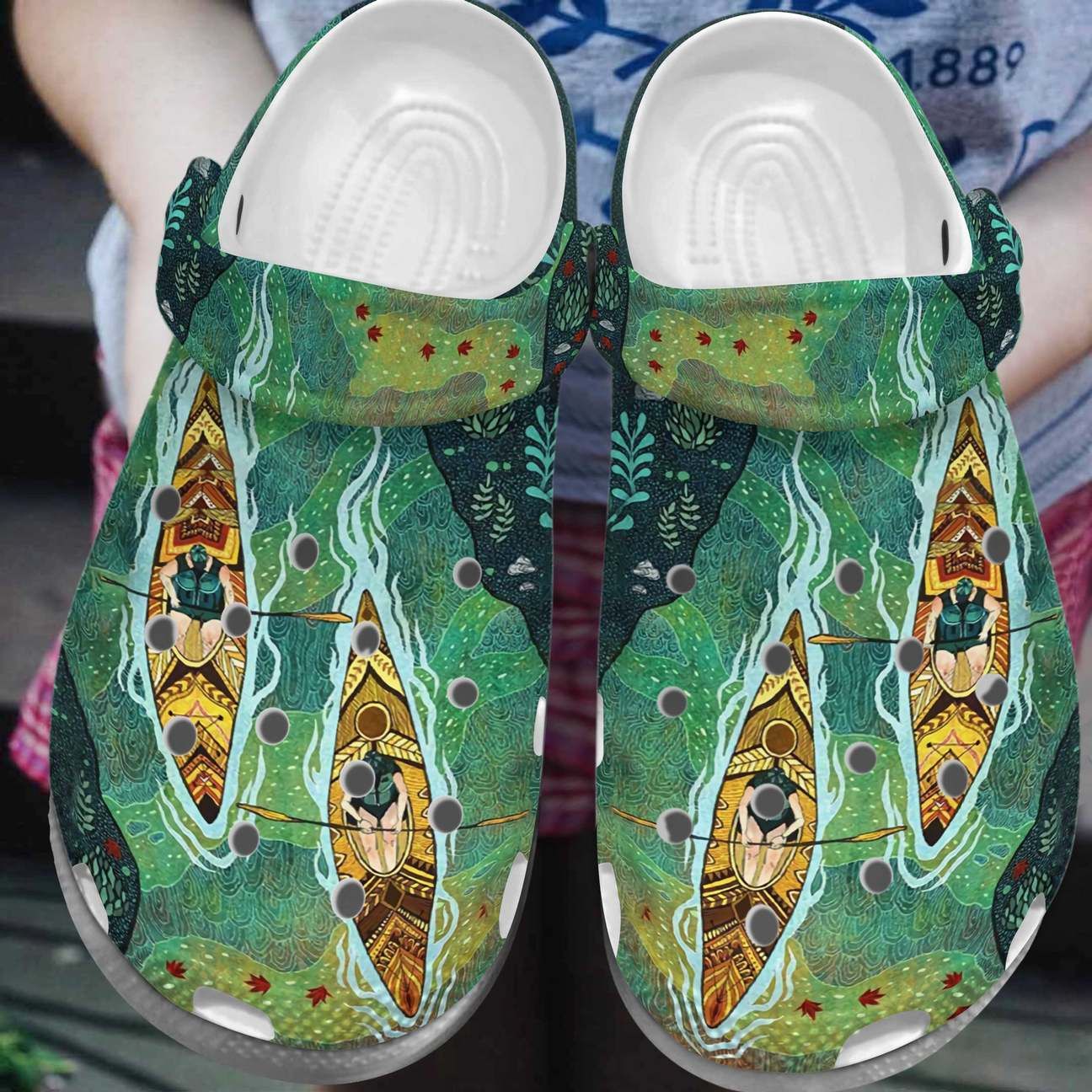 Kayak Personalized Clog Custom Crocs Comfortablefashion Style Comfortable For Women Men Kid Print 3D Kayaking Kayak Personalized Clog Custom Crocs Comfortablefashion Style Comfortable For Women Men Kid Print 3D Kayaking