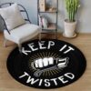 Keep It Twisted Round Carpet Floor Rug Living Room Bedroom Decor Round Area Rug Carpet