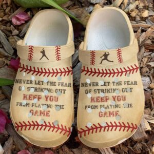 Keep You Game Shoes Crocs Clog For Batter- Funny Baseball Shoes Crocbland Clog For Men Women