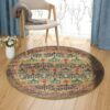 Kharma Round Carpet Floor Rug Living Room Bedroom Decor Round Area Rug Carpet