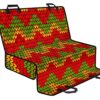 Knitted Reggae Pattern Print Pet Car Back Seat Cover - ec454016b44f