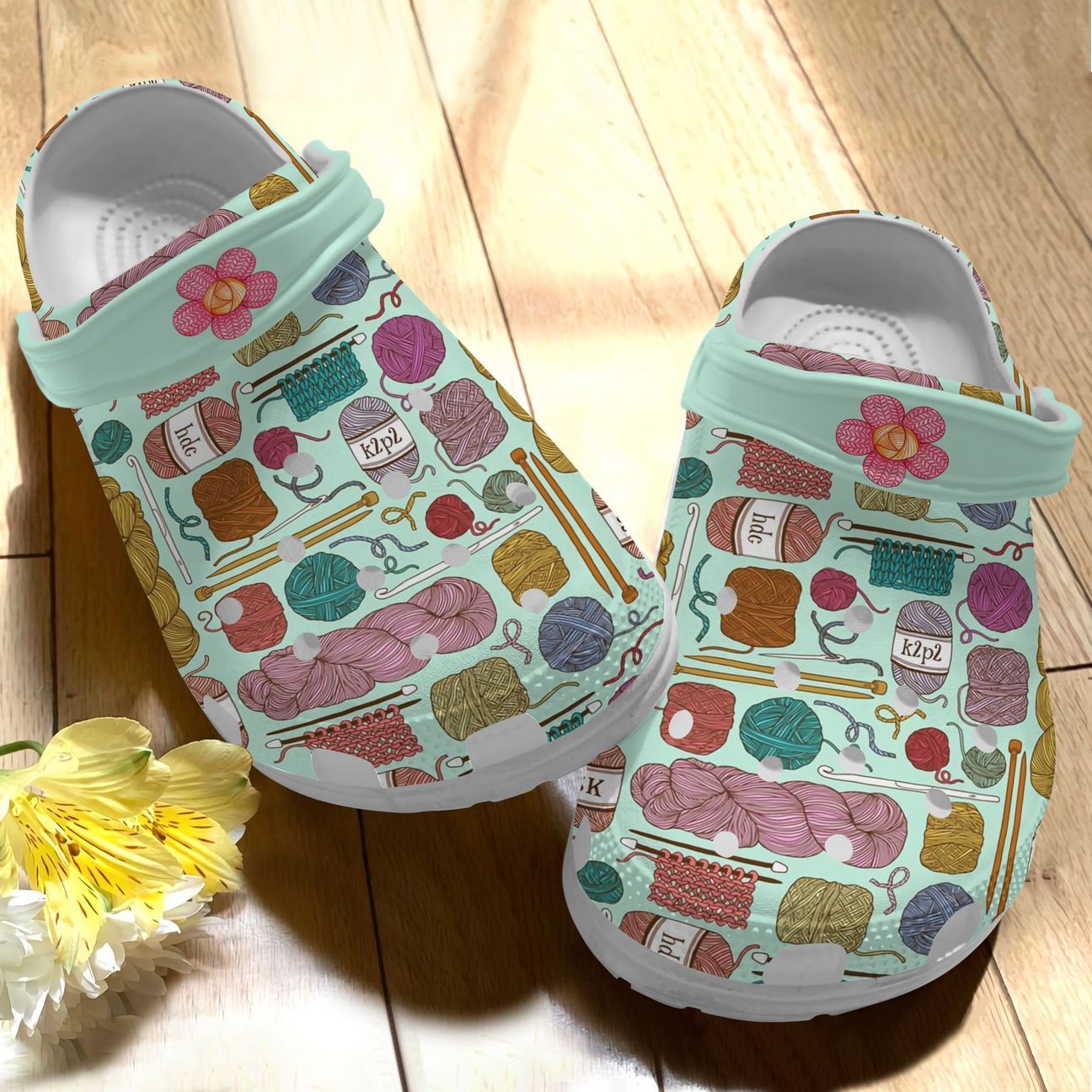 Knitting Personalize Clog Custom Crocs Fashionstyle Comfortable For Women Men Kid Print 3D Knitting Love Knitting Personalize Clog Custom Crocs Fashionstyle Comfortable For Women Men Kid Print 3D Knitting Love
