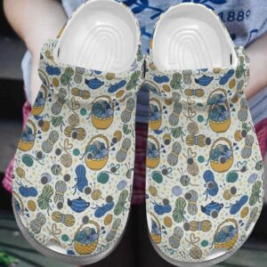 Knitting Personalized Clog Custom Crocs Comfortablefashion Style Comfortable For Women Men Kid Print 3D Knitters Gonna Knit