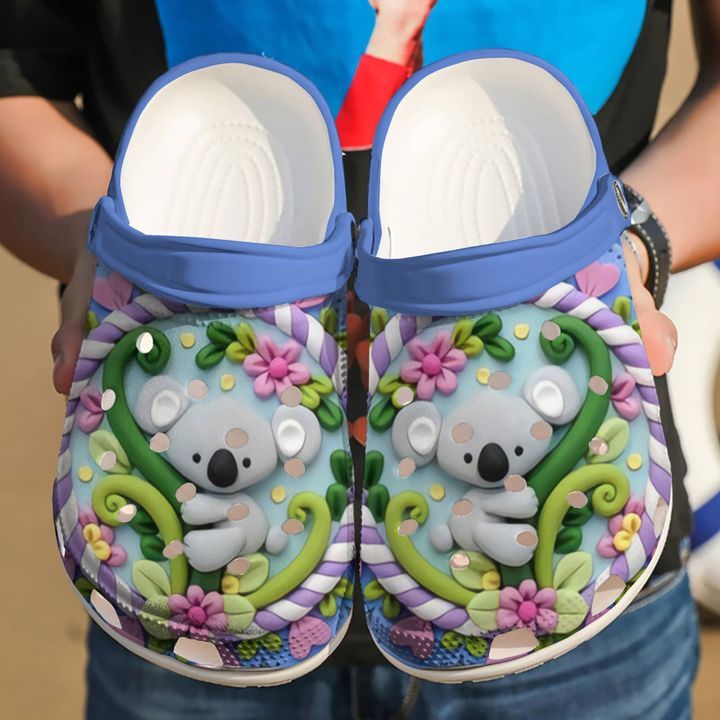 Koala Lover Sku 1529 Crocs Crocband Clog Comfortable For Mens Womens Classic Clog Water Shoes Koala Lover Sku 1529 Crocs Crocband Clog Comfortable For Mens Womens Classic Clog Water Shoes