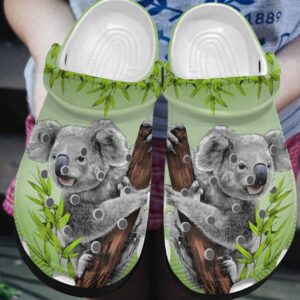 Koala Personalized Clog Custom Crocs Comfortablefashion Style Comfortable For Women Men Kid Print 3D Koala