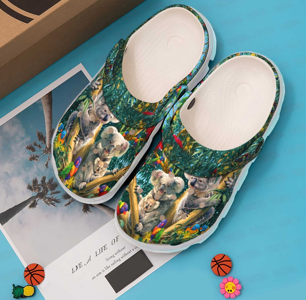 Koala Personalized Clog Custom Crocs Comfortablefashion Style Comfortable For Women Men Kid Print 3D Koala Family Koala Personalized Clog Custom Crocs Comfortablefashion Style Comfortable For Women Men Kid Print 3D Koala Family