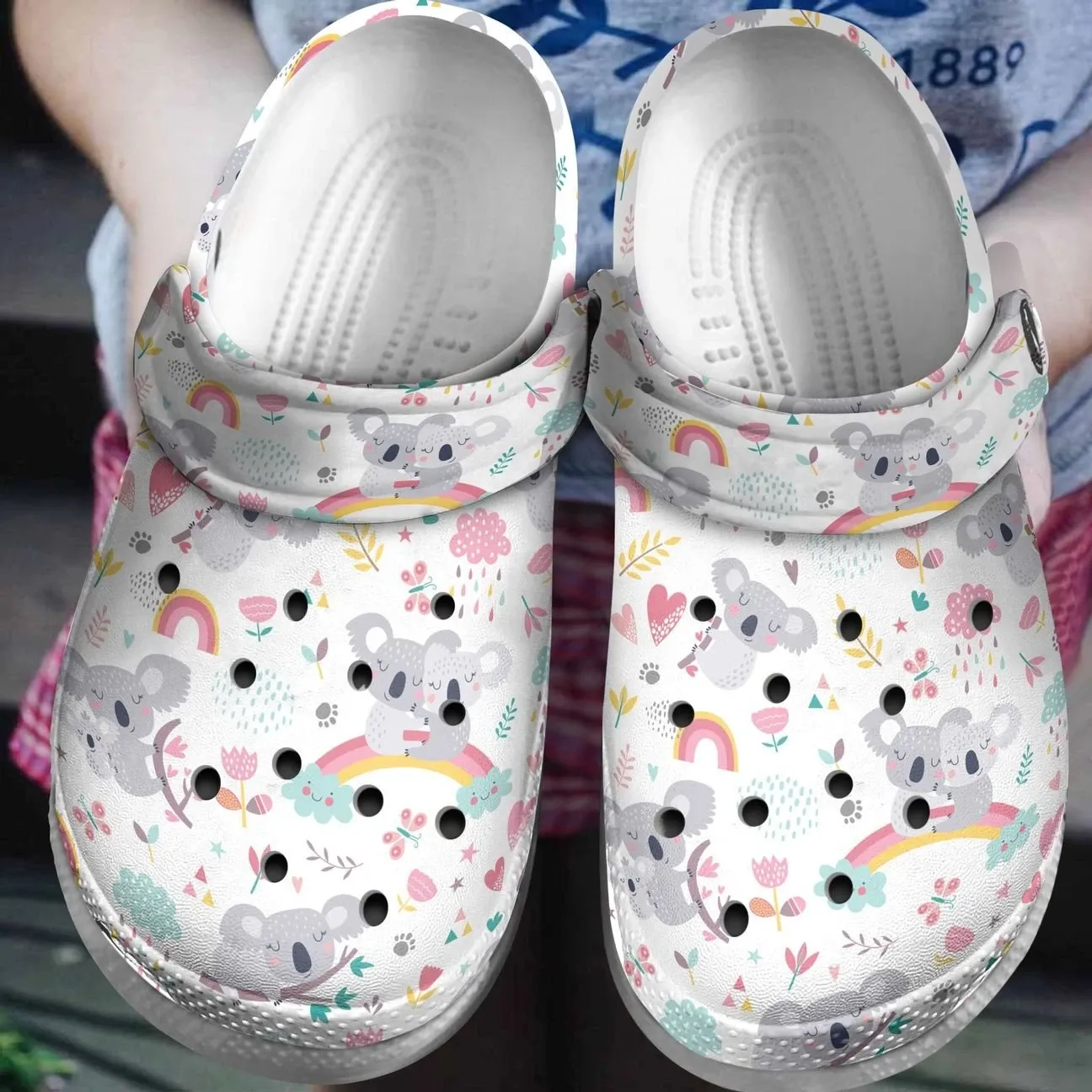 Koala Personalized Clog Custom Crocs Comfortablefashion Style Comfortable For Women Men Kid Print 3D Koala Pattern Koala Personalized Clog Custom Crocs Comfortablefashion Style Comfortable For Women Men Kid Print 3D Koala Pattern