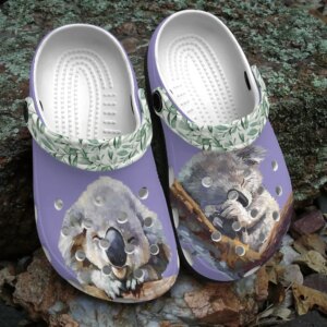 Koala Personalized Clog Custom Crocs Comfortablefashion Style Comfortable For Women Men Kid Print 3D Sleeping