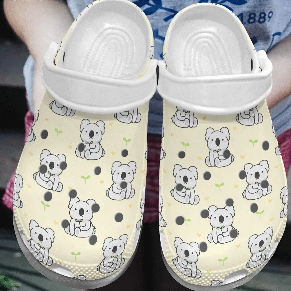 Koala Personalized Clog Custom Crocs Comfortablefashion Style Comfortable For Women Men Kid Print 3D Sprout Koala Personalized Clog Custom Crocs Comfortablefashion Style Comfortable For Women Men Kid Print 3D Sprout