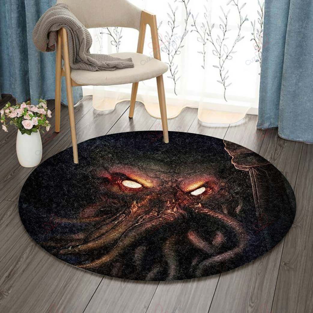 Kraken Round Carpet Floor Rug Living Room Bedroom Decor Round Area Rug Carpet Kraken Round Carpet Floor Rug Living Room Bedroom Decor Round Area Rug Carpet