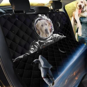Labrador Retriever In Space Design Car Back Seat Cover Dog Car Seat Covers - 09227adc83d6