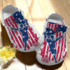 Lacrosse Crocs Clog Classic Clog Whitesole Lacrosse Flag Shoes