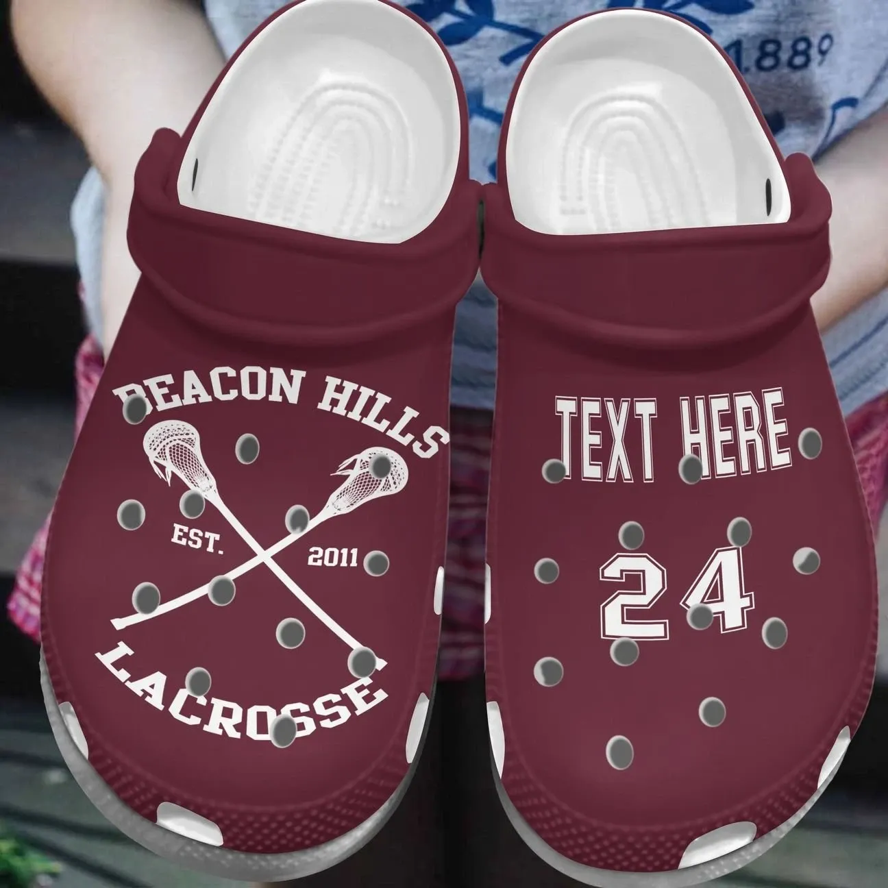 Lacrosse Personalized Clog Custom Crocs Comfortablefashion Style Comfortable For Women Men Kid Print 3D Beacon Hills Lacrosse Lacrosse Personalized Clog Custom Crocs Comfortablefashion Style Comfortable For Women Men Kid Print 3D Beacon Hills Lacrosse