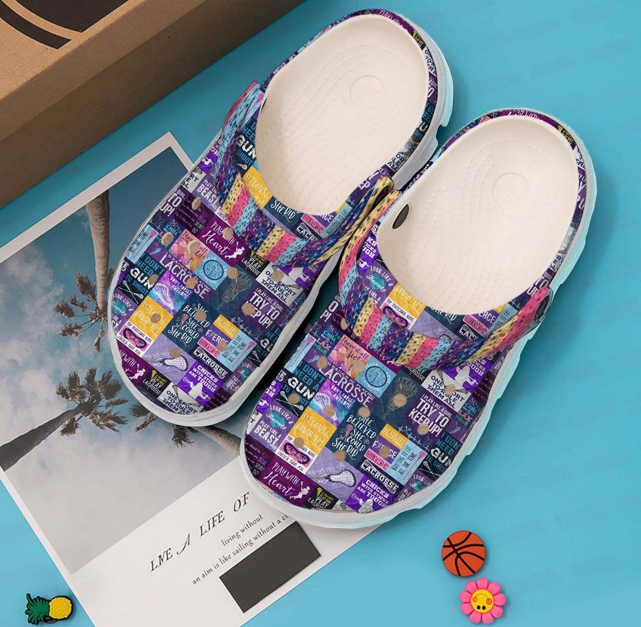 Lacrosse Personalized Clog Custom Crocs Comfortablefashion Style Comfortable For Women Men Kid Print 3D Lacrosse Girl Lacrosse Personalized Clog Custom Crocs Comfortablefashion Style Comfortable For Women Men Kid Print 3D Lacrosse Girl