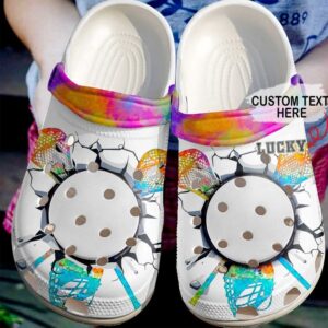 Lacrosse Personalized Crack Sku 1536 Crocs Crocband Clog Comfortable For Mens Womens Classic Clog Water Shoes