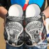 Lacrosse Personalized I Love Sku 1535 Crocs Crocband Clog Comfortable For Mens Womens Classic Clog Water Shoes