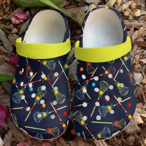 Lacrosse Stick Pattern Sku 1544 Crocs Clog Clog Shoes