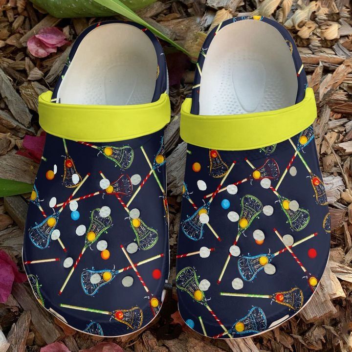 Lacrosse Stick Pattern Sku 1544 Crocs Crocband Clog Comfortable For Mens Womens Classic Clog Water Shoes Lacrosse Stick Pattern Sku 1544 Crocs Crocband Clog Comfortable For Mens Womens Classic Clog Water Shoes
