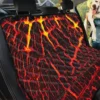 Lava Burning Print Car Back Seat Cover Dog Car Seat Covers - 506a4bd03f86