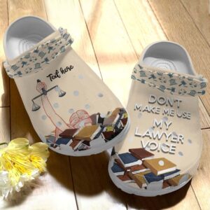Lawyer Personalized Clog Custom Crocs Comfortablefashion Style Comfortable For Women Men Kid Print 3D Lawyer Voice