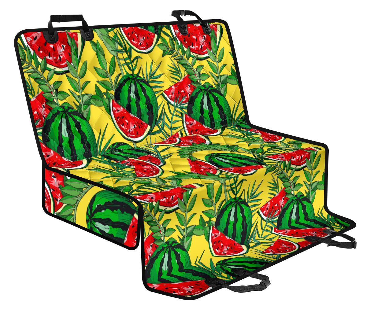 Leaf Watermelon Pieces Pattern Print Pet Car Back Seat Cover - fc98950c094f Leaf Watermelon Pieces Pattern Print Pet Car Back Seat Cover - fc98950c094f