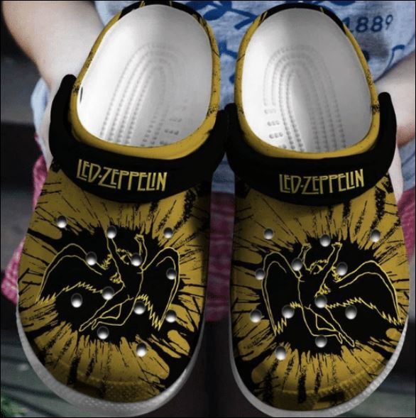 Led Zeppelin Crocs Crocband Clog Comfortable For Mens Womens Classic Clog Water Shoes Led Zeppelin Crocs Crocband Clog Comfortable For Mens Womens Classic Clog Water Shoes