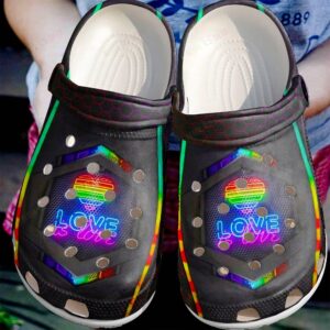 Lgbt Crocs Clog Classic Clog Love Is Love Shoes