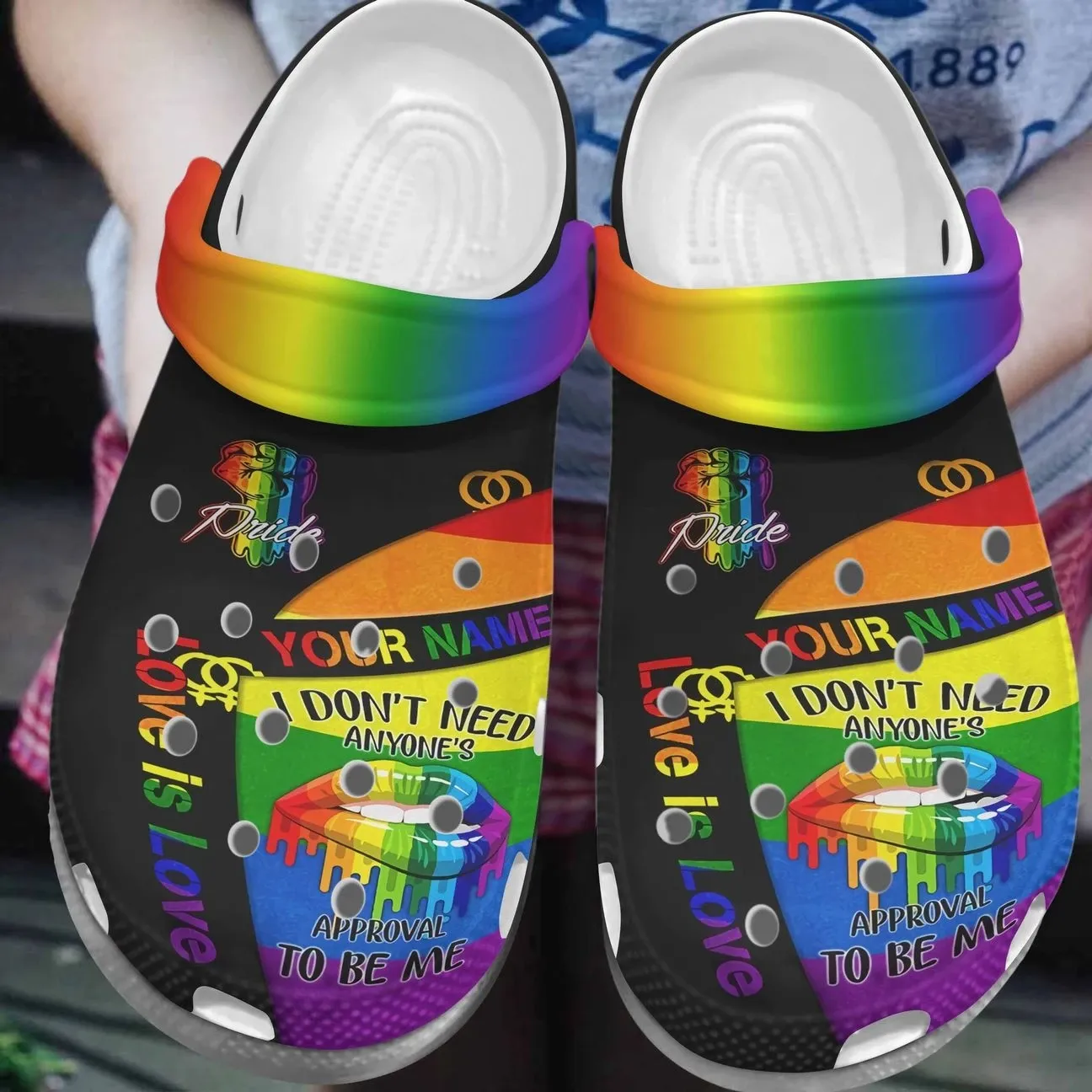 Lgbt Personalize Clog Custom Crocs Fashionstyle Comfortable For Women Men Kid Print 3D Personalized Love Is Love Lgbt Personalize Clog Custom Crocs Fashionstyle Comfortable For Women Men Kid Print 3D Personalized Love Is Love