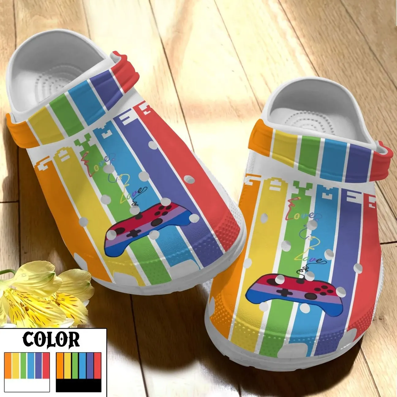 Lgbt Personalize Clog Custom Crocs Fashionstyle Comfortable For Women Men Kid Print 3D Pro Gamer Lgbt Personalize Clog Custom Crocs Fashionstyle Comfortable For Women Men Kid Print 3D Pro Gamer