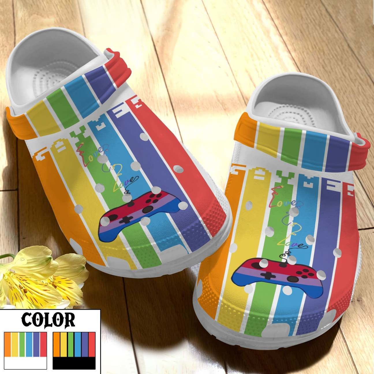 Lgbt Personalized Clog Custom Crocs Comfortablefashion Style Comfortable For Women Men Kid Print 3D Pro Gamer Lgbt Personalized Clog Custom Crocs Comfortablefashion Style Comfortable For Women Men Kid Print 3D Pro Gamer
