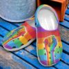Lgbt Pride Sku 1554 Crocs Crocband Clog Comfortable For Mens Womens Classic Clog Water Shoes