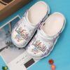 Librarian Personalized Clog Custom Crocs Comfortablefashion Style Comfortable For Women Men Kid Print 3D Librarian Floral