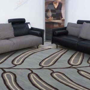 Light Blue Round Carpet Floor Rug Living Room Bedroom Decor Round Area Rug Carpet