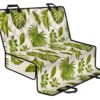 Light Tropical Leaf Pattern Print Pet Car Back Seat Cover - 1219fb2692ca