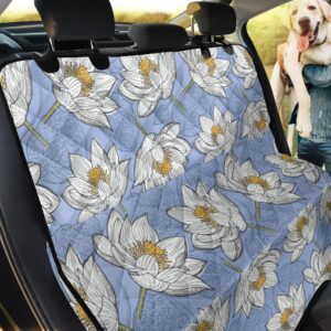 Like A Lotus Flower In Full Bloom Car Back Seat Cover Dog Car Seat Covers - 1c3e657e7bea