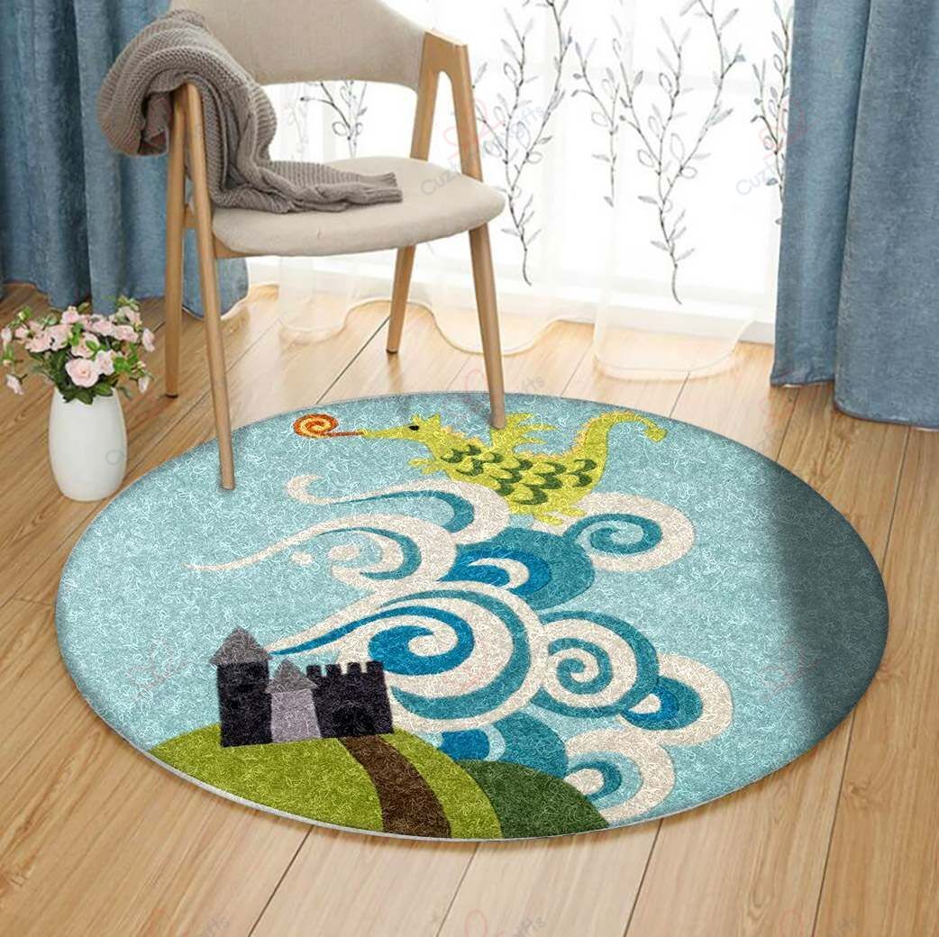 Lil Mo Whimsy Round Carpet Floor Rug Living Room Bedroom Decor Round Area Rug Carpet Lil Mo Whimsy Round Carpet Floor Rug Living Room Bedroom Decor Round Area Rug Carpet