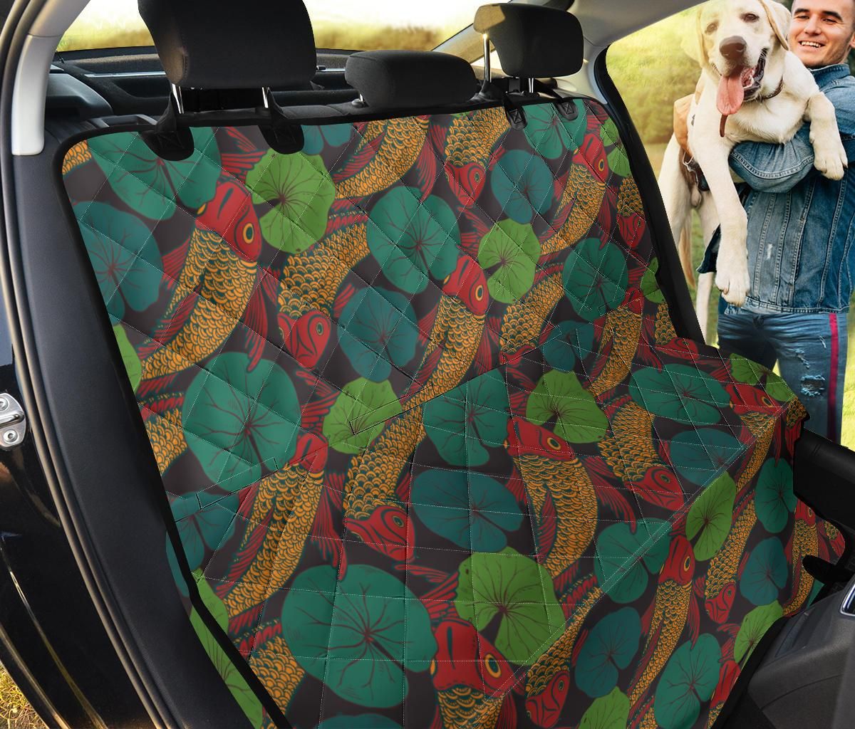 Lily Water Lake And Koi Fish Car Back Seat Cover Dog Car Seat Covers - 970dc232a7c1 Lily Water Lake And Koi Fish Car Back Seat Cover Dog Car Seat Covers - 970dc232a7c1