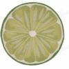 Lime Slice Round Carpet Floor Rug Living Room Bedroom Decor Round Area Rug Carpet