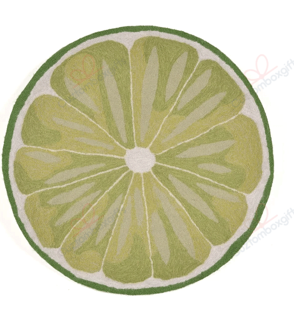 Lime Slice Round Carpet Floor Rug Living Room Bedroom Decor Round Area Rug Carpet Lime Slice Round Carpet Floor Rug Living Room Bedroom Decor Round Area Rug Carpet