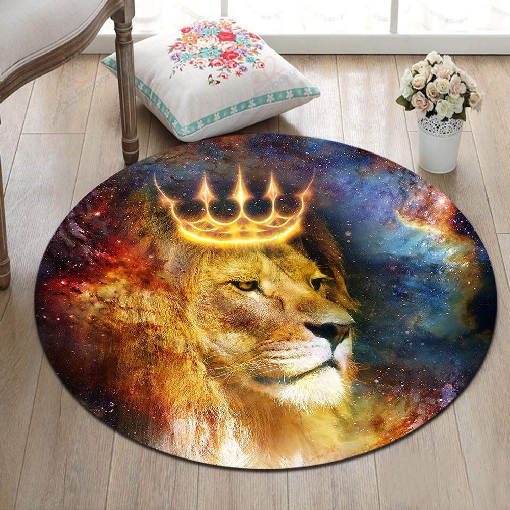 Lion King Round Carpet Floor Rug Living Room Bedroom Decor Round Area Rug Carpet Lion King Round Carpet Floor Rug Living Room Bedroom Decor Round Area Rug Carpet